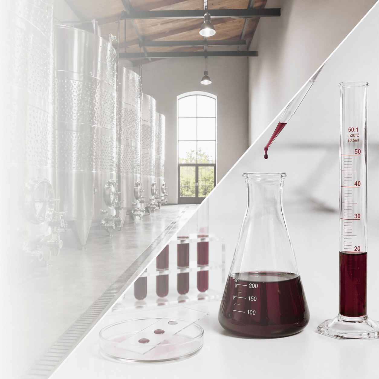 Analyse de vin avec du matériel Soluxlab
